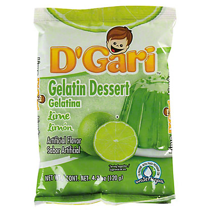[SL-11-00019] D'Gari Lime Gelatin Dessert Mix