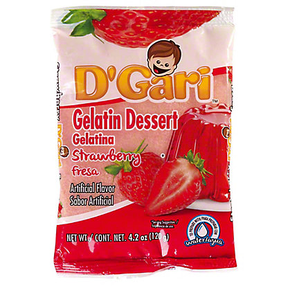 [SL-11-00020] D'Gari Strawberry Gelatin Dessert Mix