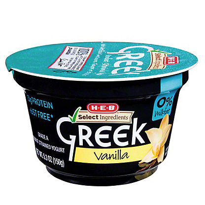 [SL-11-00041] H-E-B 13g Protein Nonfat Greek Yogurt - Vanilla