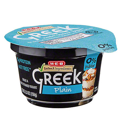 [SL-11-00043] H-E-B 15g Protein Nonfat Greek Yogurt - Plain