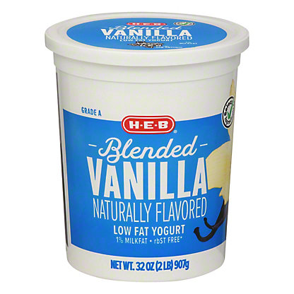 [SL-11-00044] H-E-B Blended Vanilla Low-Fat Yogurt