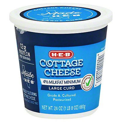[SL-11-00063] H-E-B Large Curd Cottage Cheese