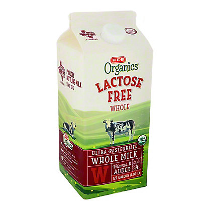 [SL-11-00070] H-E-B Organics Lactose-Free Whole Milk