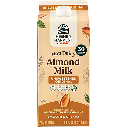 [SL-11-00089] Higher Harvest by H-E-B Non-Dairy Almond Milk – Unsweetened Original