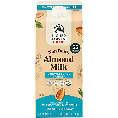 [SL-11-00090] Higher Harvest by H-E-B Non-Dairy Almond Milk – Unsweetened Vanilla