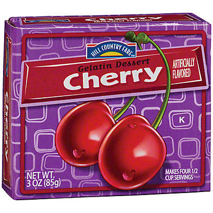 [SL-11-00099] Hill Country Fare Cherry Gelatin Dessert Mix