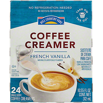 [SL-11-00102] Hill Country Fare Coffee Creamer Single Serve Cups – French Vanilla
