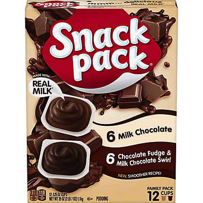 [SL-11-00174] Snack Pack Chocolate Pudding Cups Variety Family Pack