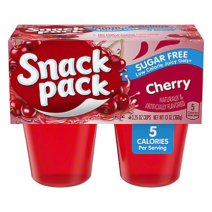 [SL-11-00178] Snack Pack Sugar Free Cherry Juicy Gels Cups