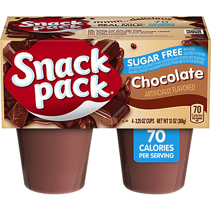 [SL-11-00179] Snack Pack Sugar Free Chocolate Pudding Cups