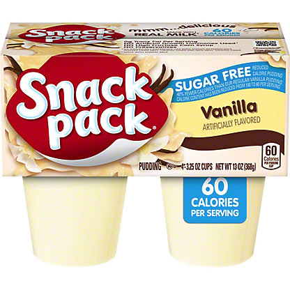 [SL-11-00181] Snack Pack Sugar Free Vanilla Pudding Cups